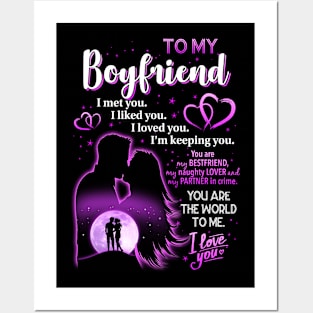 To my Boy Friend Couple Posters and Art